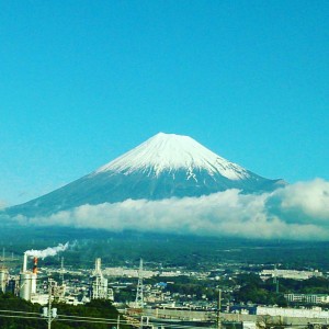 富士山に誓う